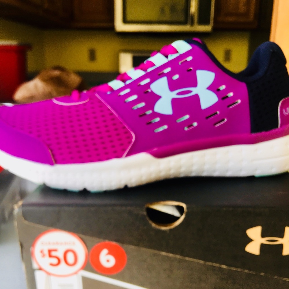 Brand new Under Armour size 6Y sneakers